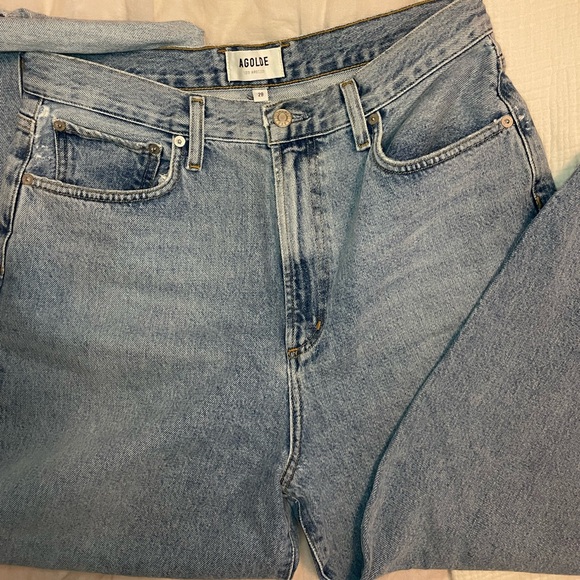 AGOLDE Balloon Ultra High Rise Curved Taper Jean in Revival - Picture 5 of 6